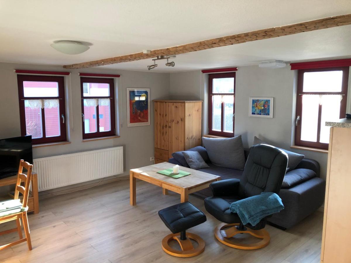 Ferienwohnung Café Landart im Thüringer Finistère Plaue  Exterior foto