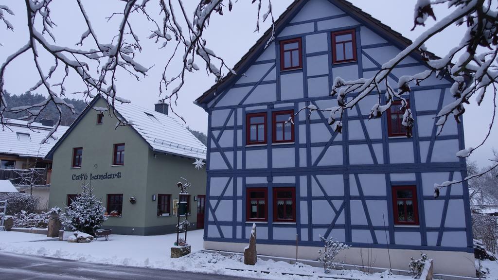 Ferienwohnung Café Landart im Thüringer Finistère Plaue  Exterior foto