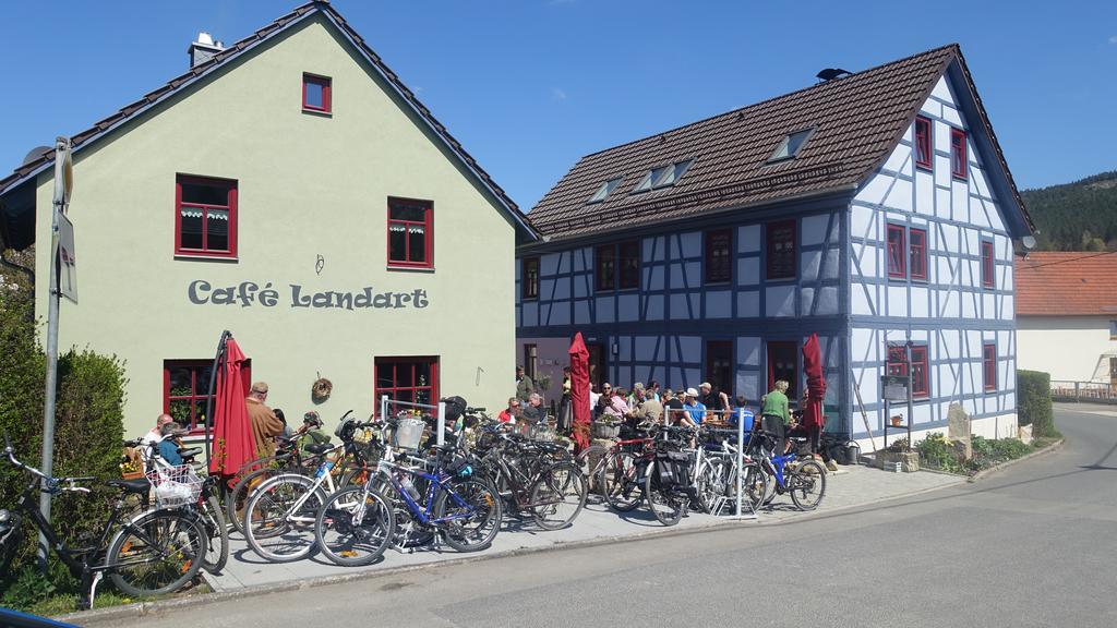 Ferienwohnung Café Landart im Thüringer Finistère Plaue  Exterior foto